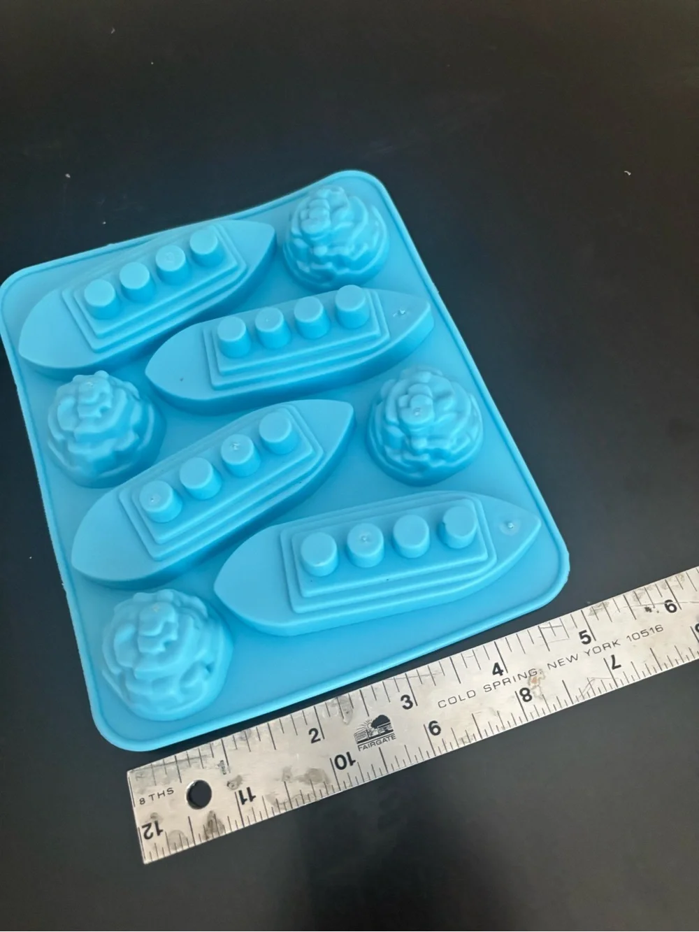 N/A blue silicone
